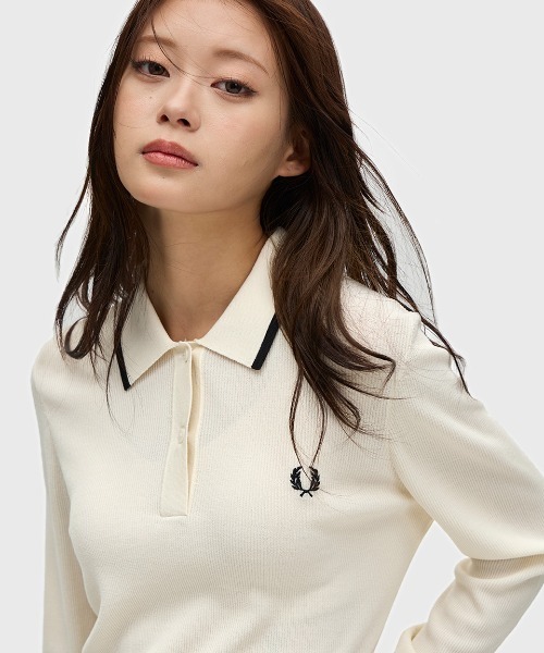 FRED PERRY（フレッドペリー） ポロシャツ ポロ Rib Knitted Polo