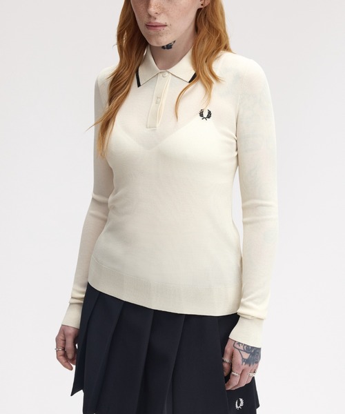 FRED PERRY（フレッドペリー） ポロシャツ ポロ Rib Knitted Polo