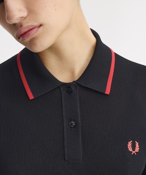FRED PERRY（フレッドペリー） ポロシャツ ポロ Rib Knitted Polo