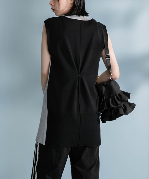 「Eimee Law」 ニットアンサンブル 38 ライトグレー レディース_画像5