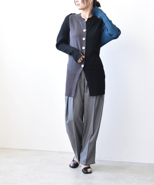 「Eimee Law」 ニットアンサンブル 38 ライトグレー レディース_画像7