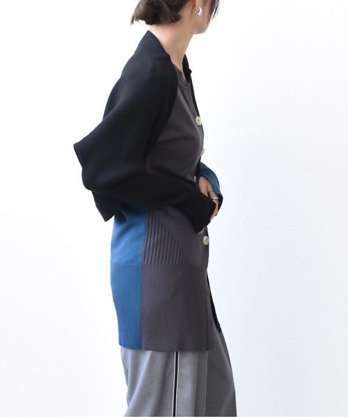 「Eimee Law」 ニットアンサンブル 38 ライトグレー レディース_画像9