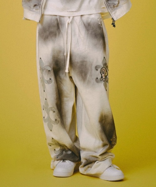 GALFY（ガルフィー） スウェットパンツ ジャージ 「GALFY」ぼろぼろ