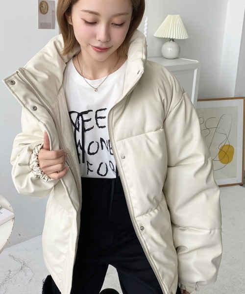 「moment+」 ブルゾン M シルバー レディース_画像2