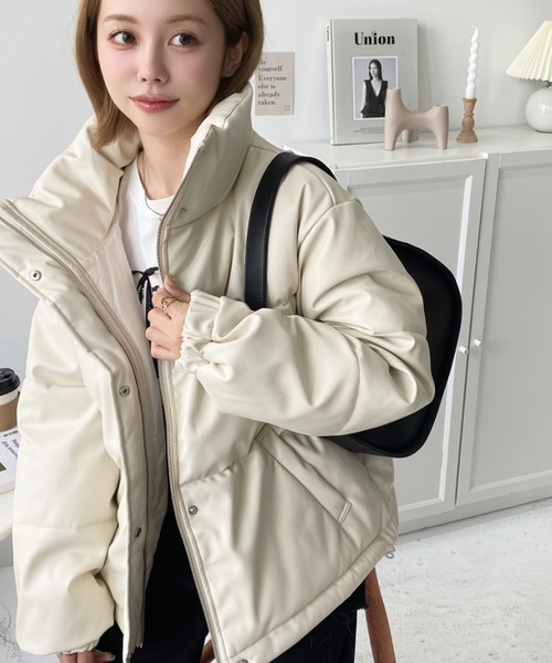 「moment+」 ブルゾン M シルバー レディース_画像3