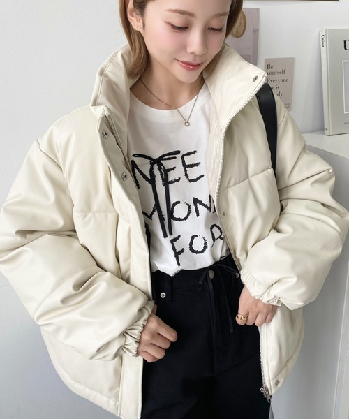 「moment+」 ブルゾン M シルバー レディース_画像5