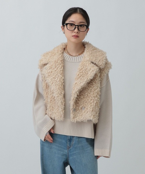 LEPSIM（レプシィム） コート アウター ファーベスト＊ブルゾン「2点