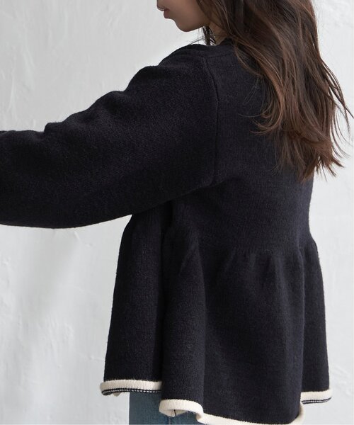 VENCE EXCHANGE ニット セーター アルパカタッチ配色プルオーバー