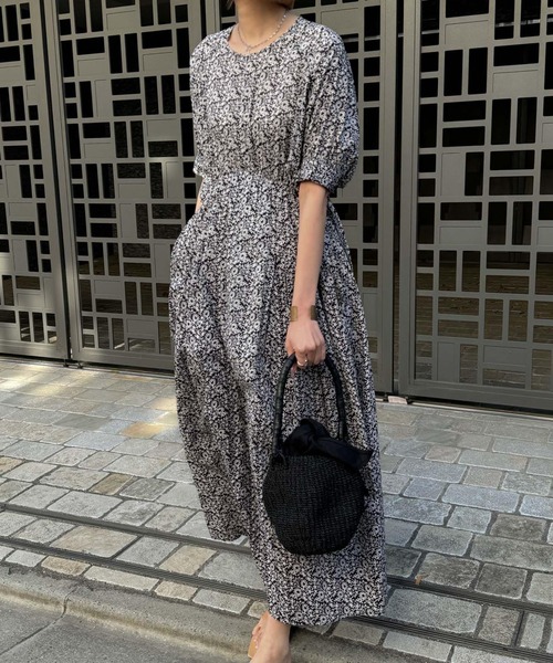 「Audrey and John Wad」 半袖ワンピース FREE レッド レディース_画像2