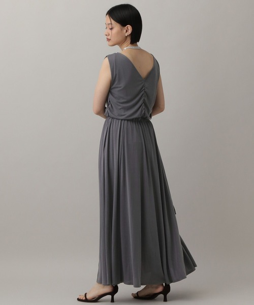 「A part by」 半袖ワンピース FREE チャコールグレー レディース_画像4