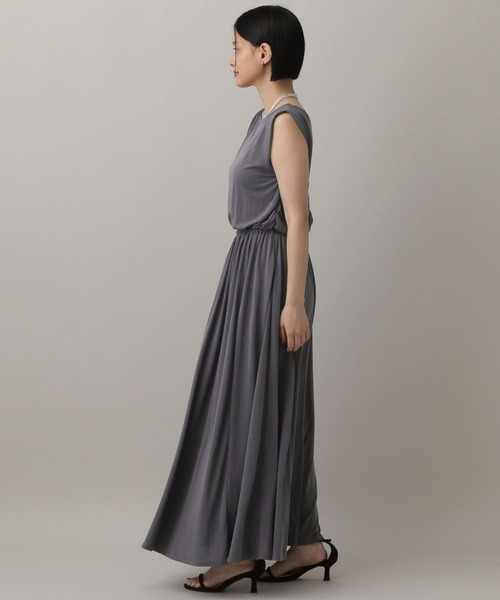 「A part by」 半袖ワンピース FREE チャコールグレー レディース_画像5