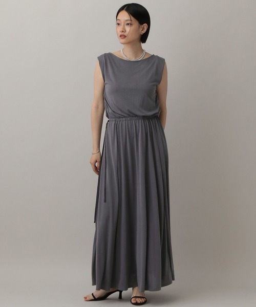 「A part by」 半袖ワンピース FREE チャコールグレー レディース_画像6