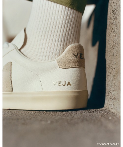 「VEJA」 ローカットスニーカー 39 ホワイト×ブラック レディース_画像6