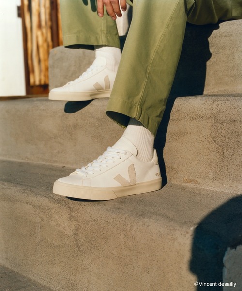 「VEJA」 ローカットスニーカー 39 ホワイト×ブラック レディース_画像7