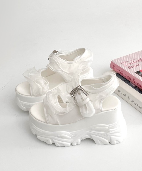 Shoes in Closet（シュークロ） サンダル +10.5cm 軽量 厚底 ダブル