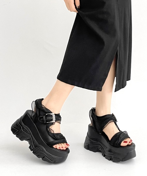 Shoes in Closet（シュークロ） サンダル +10.5cm 軽量 厚底 ダブル