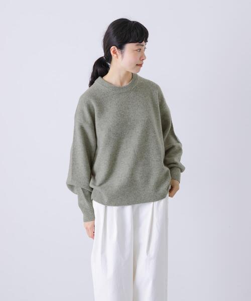 かぐれ ニット セーター ハミルトンクルーネックニット レディース