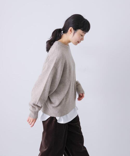 かぐれ ニット セーター ハミルトンクルーネックニット レディース