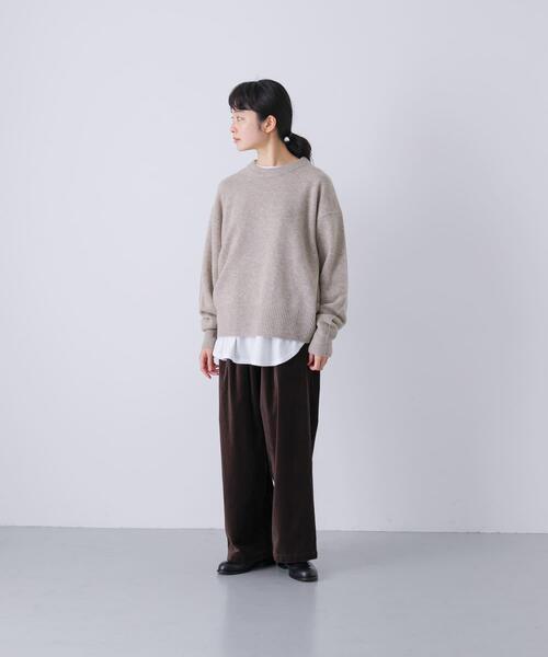 かぐれ ニット セーター ハミルトンクルーネックニット レディース