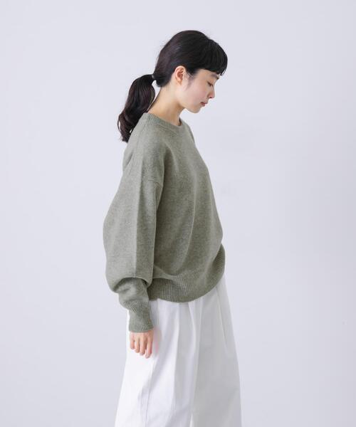 かぐれ ニット セーター ハミルトンクルーネックニット レディース