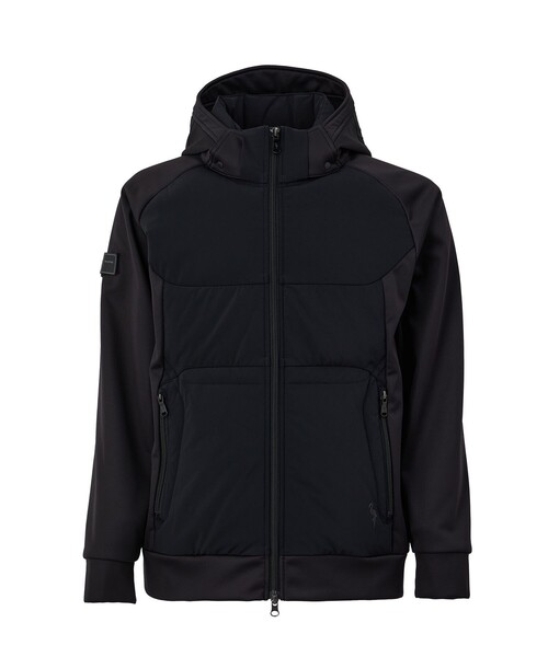 ジュン＆ロぺ（JUN&ROPE’）/【NOIR】フリースダウンブルゾン/撥水・保温・防風 JUN&ROPE'（ジュンアンドロペ） ブルゾン アウター 「NOIR」フリース