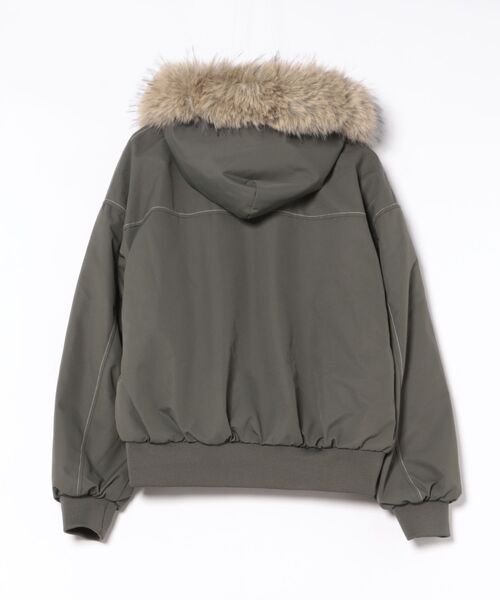 MASHIRO tシャツ 「MASHIRO」エコファーフード付きMA-1ジャケット(MA