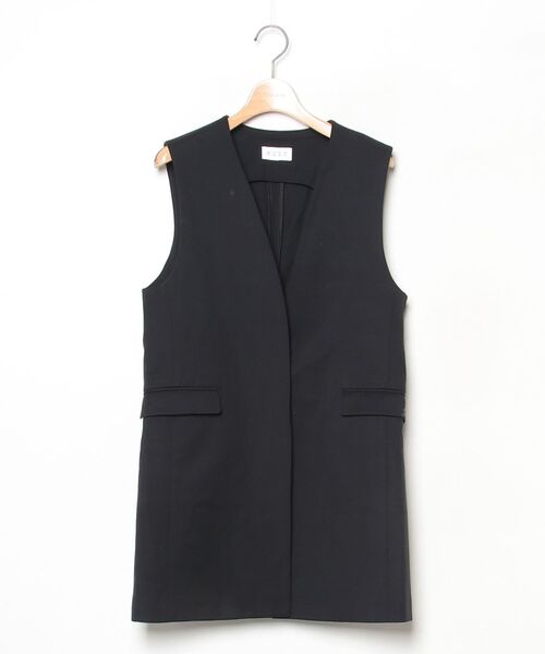 PLST ブラック ベスト PLST（プラステ） ベスト M ブラック レディース : ZOZOTOWN Yahoo!店