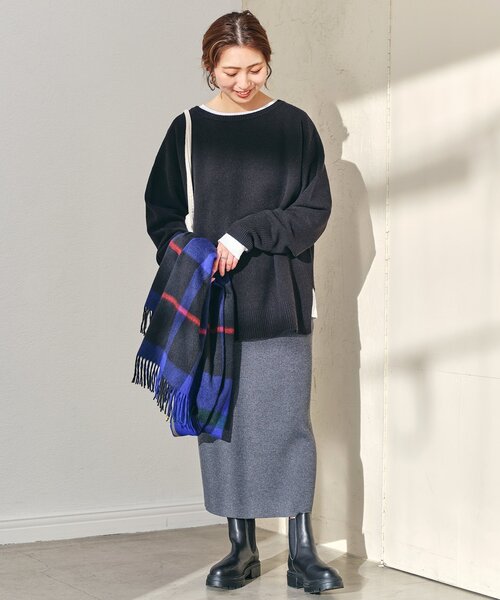 「Spick & Span」 長袖ニット FREE グレー レディース_画像2