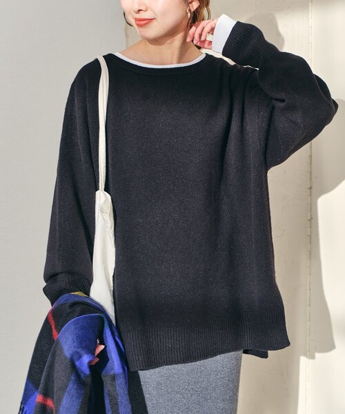 「Spick & Span」 長袖ニット FREE グレー レディース_画像5