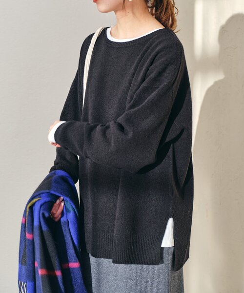 「Spick & Span」 長袖ニット FREE グレー レディース_画像6