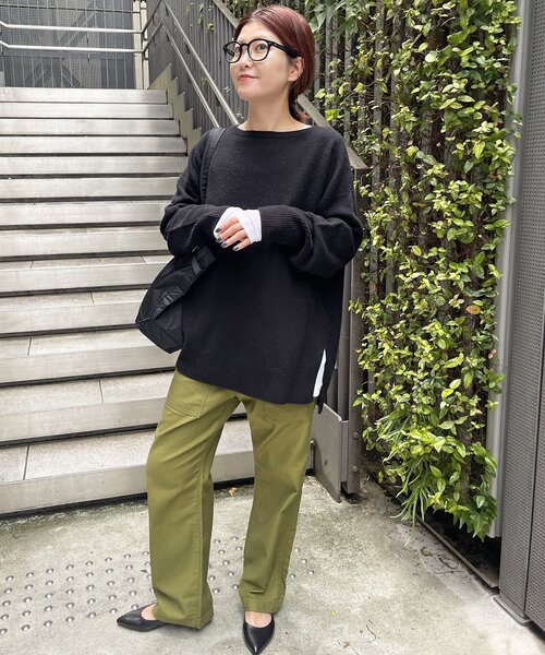 「Spick & Span」 長袖ニット FREE グレー レディース_画像8