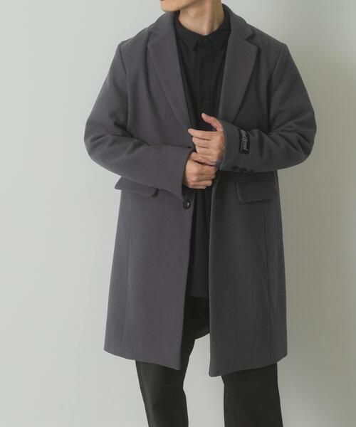アイテムズ アーバンリサーチ（ITEMS URBAN RESEARCH）/ウールブレンドチェスターコート ITEMS URBANRESEARCH（アイテムズ アーバンリサーチ） チェスター