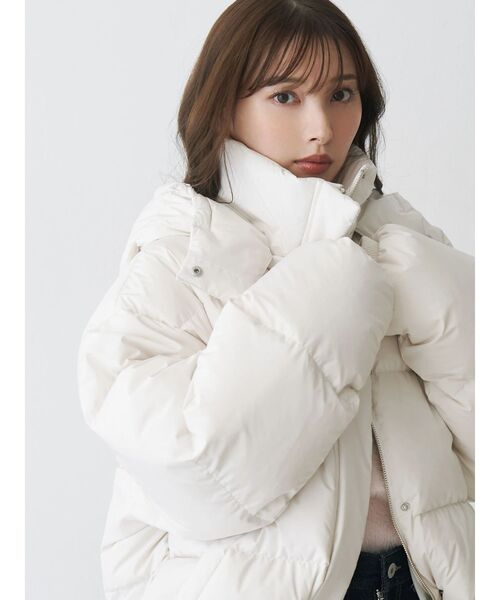 今期MERCURYDUO2WAYフード付アライドショートダウン MERCURYDUO（マーキュリーデュオ） ダウンコート ダウンジャケット