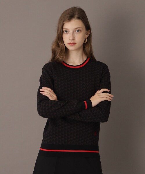 「DRESSTERIOR」 長袖ニット 36 ブラック レディース_画像2