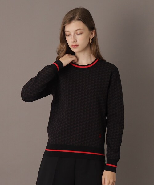 「DRESSTERIOR」 長袖ニット 36 ブラック レディース_画像3