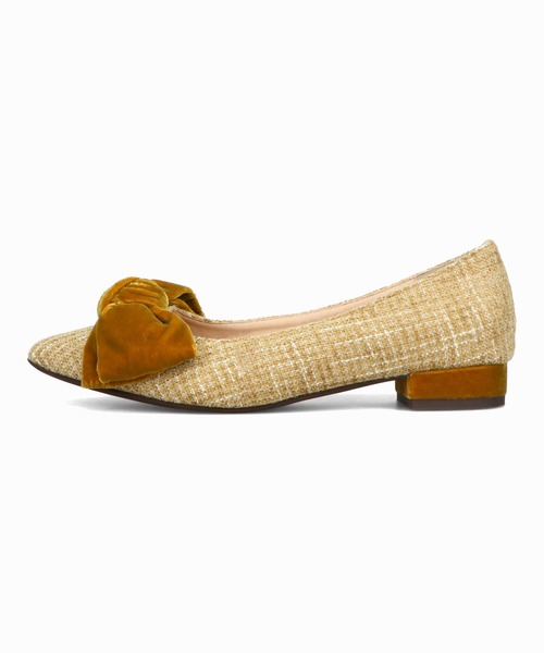 「ORiental TRaffic」 フラットパンプス 42 ブラック レディース_画像4