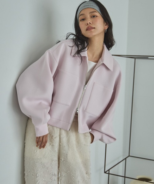 メゾンドドルチェ　ブルゾン 新品】 maison de Dolce / メゾンドドルチェ | glossy blouson