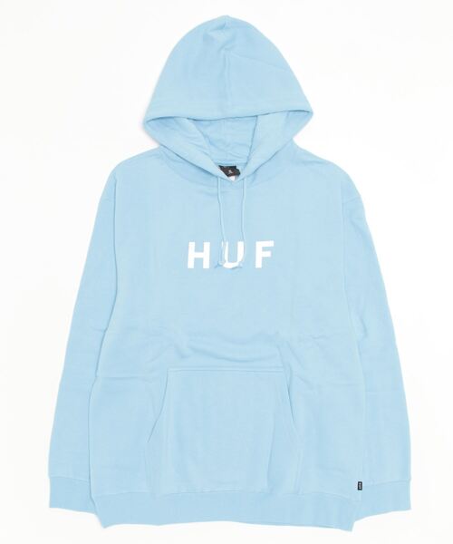 「HUF」 プルオーバーパーカー MEDIUM ピンク メンズ_画像6