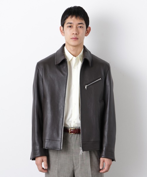 NANO universe（ナノ・ユニバース） 革ジャン ライダース ラムナッパ