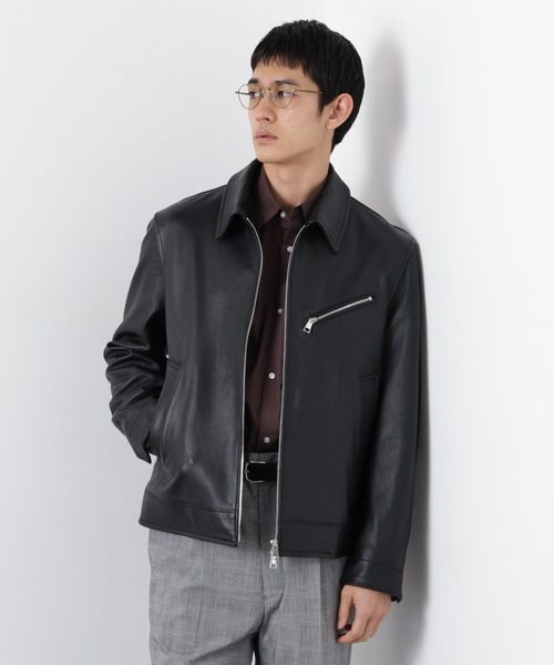 NANO universe（ナノ・ユニバース） 革ジャン ライダース ラムナッパ