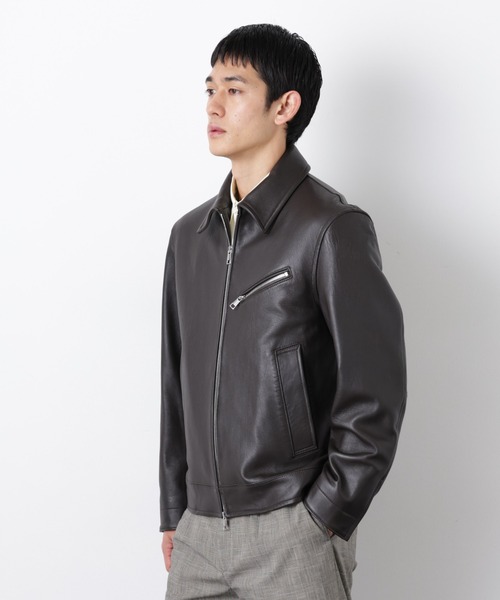 NANO universe（ナノ・ユニバース） 革ジャン ライダース ラムナッパ