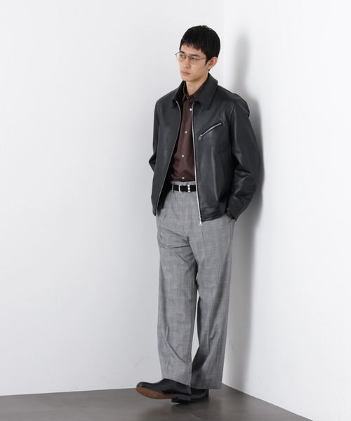 NANO universe（ナノ・ユニバース） 革ジャン ライダース ラムナッパ