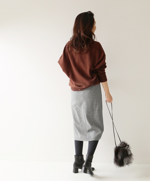 「Mature Framework」 長袖ニット FREE ブルー レディース_画像6