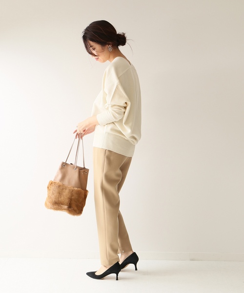 「Mature Framework」 長袖ニット FREE ブルー レディース_画像7