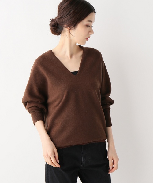 「Mature Framework」 長袖ニット FREE ブルー レディース_画像9