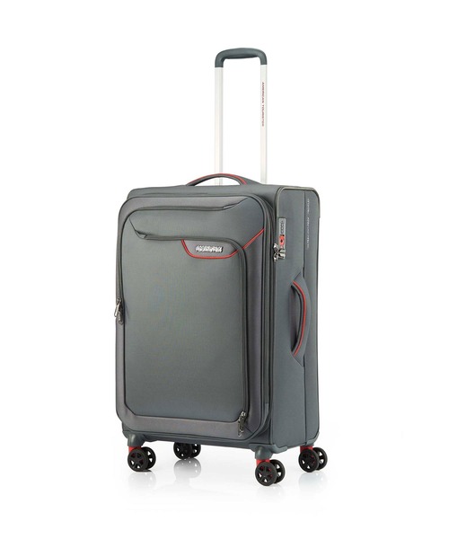 スーツケース アメリカンツーリスター APPLITE 4 ECO スピナー71/27 エキスパンダーTSA グレー/レッド