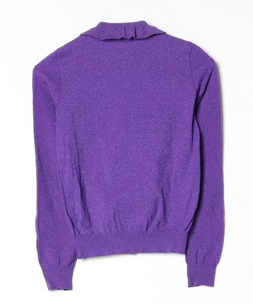 「ZUCCa」 ジップアップパーカー M パープル レディース_画像2