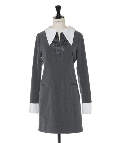 Her lip to 長袖ワンピース S グレー レディース : ZOZOTOWN Yahoo!店