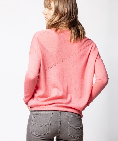 「ZADIG&VOLTAIRE」 長袖ニット SMALL ブルー系その他 レディース_画像4