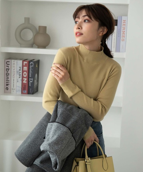 「Edit Sheen」 タートルネックニット M ブラック レディース_画像4